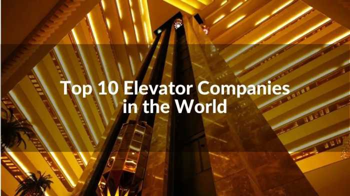 2021年全球10大电梯公司盘点